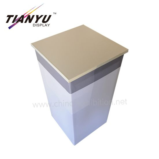 Custom Design Printing Portable Aluminum Trade Show Equipment Table Stand Promotion Counter