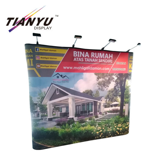 Aluminum 3*3 Display Stand Exhibition Booth Pop up Banner