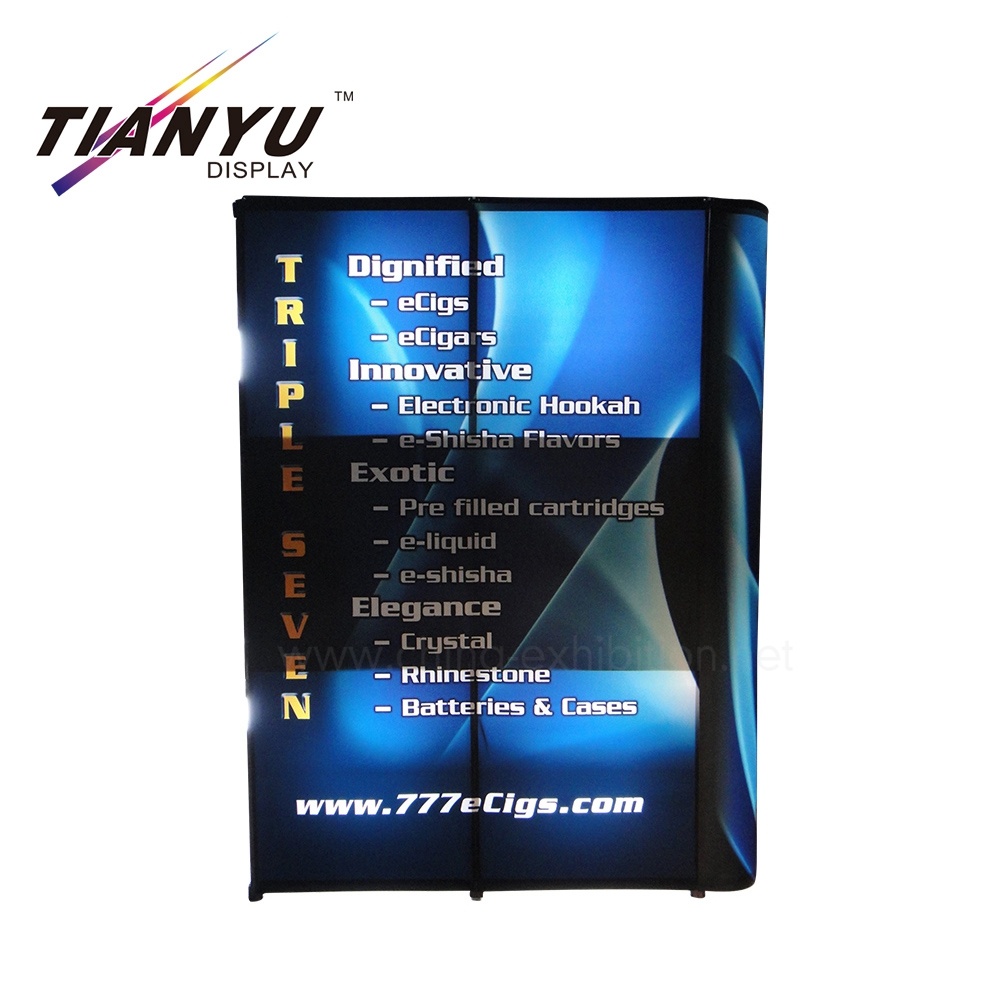 Reusable Trade Show Booth Design Pop up Straight or Curved Pop up Stand