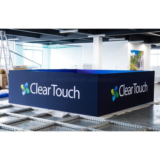 Tension Fabric Tube Square Expo Hanging Banner Display Display with Custom Logo