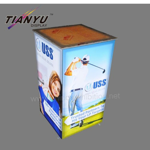 Portable Exhibition Tension Fabric Aluminum Promotion Table Trade Show Display Counter
