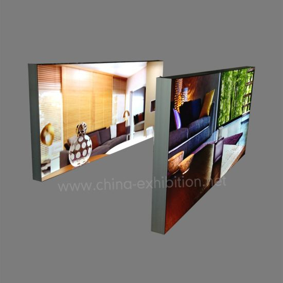 Indoor Advertising Backlit Display LED Fabric Light Box Wall