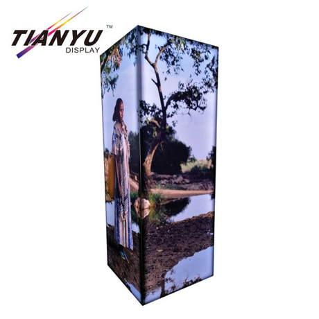 Portable Aluminum Customized Cube Light Box Display for Exhibition Stand