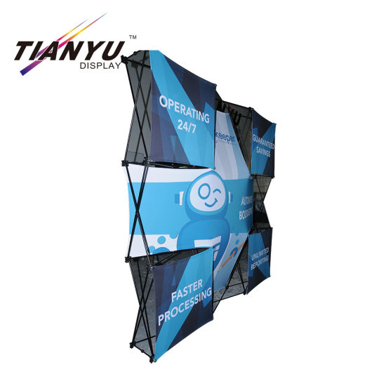 Fabric Pop up Stand Exhibition Wall Display Trade Show Banner Backdrop Stand