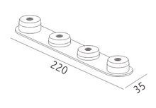 Curve 180 degrees connector (right)