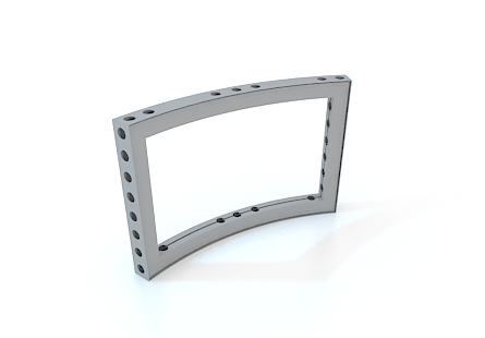 M-series Anodized Aluminum Curved Frame