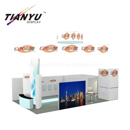 Removable Durable Customized Company Sign China Exhibition Booth Design Used Trade Show Stand