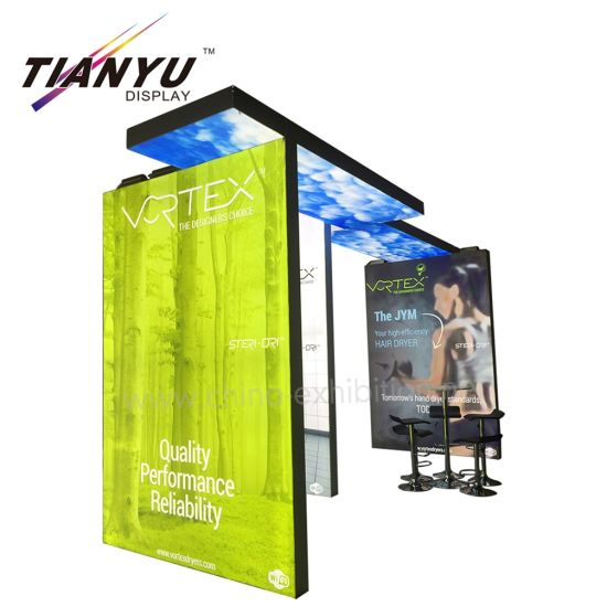 Custom & Design Modular Portable LED Lighting Exhibition Booth System