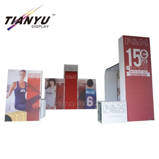 Aluminum Booth Display for Promotion Clothes Exhibition Stand