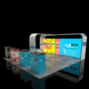 Portable Modular Fashion 6X6 Trends Trade Show Stand Standard Custom Exhibition Booth Design