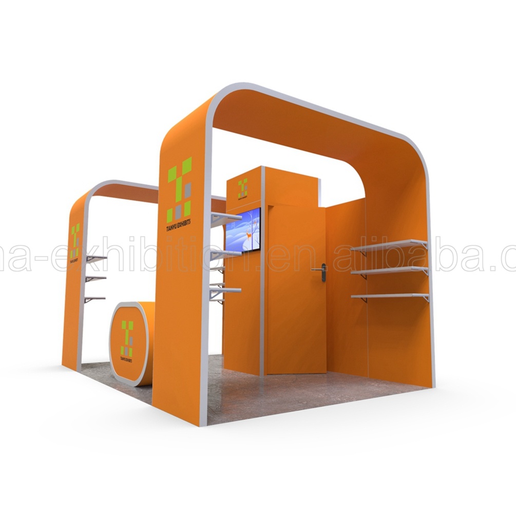 10X20 Modular Aluminum Exhibition Trade Show Display with Graphic