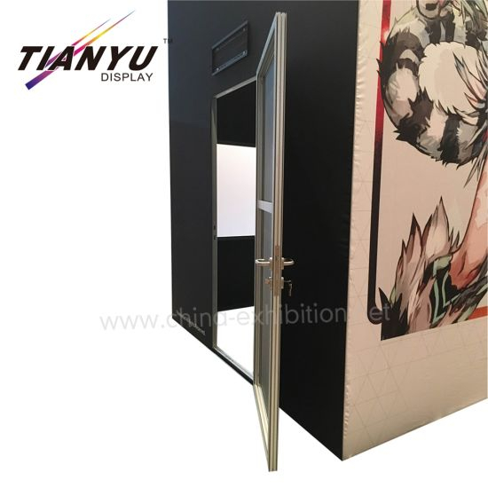 Portable Slatwall Exhibition Booth Design, Custom Trade Show Booth for Exhibition System