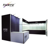 Custom 3X3 or 3X4 Small Exhibition Booth Designing Portable Trade Show Booth Display From Guangdong Factory