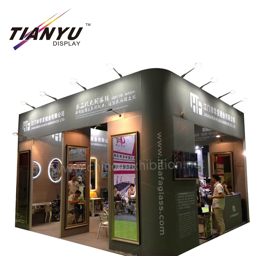 Custom Design Mirror Booth Modular and Tool-Less Smart Aluminum Trade Show Stand