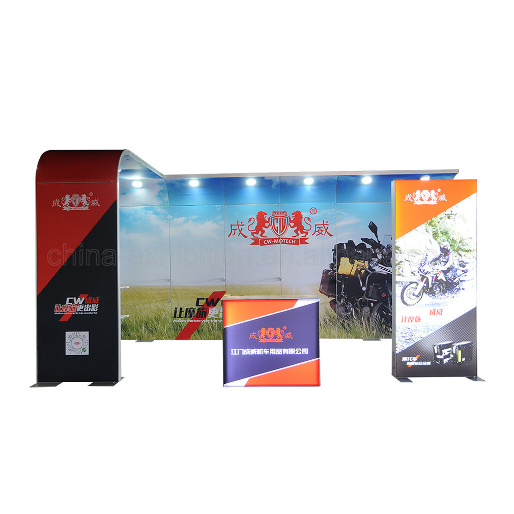 3X6m Custom Portable Advertising Display Stand for Standard Exhibition Booth