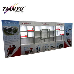 Easy assemble modern lightweight advertising exhibition display booth