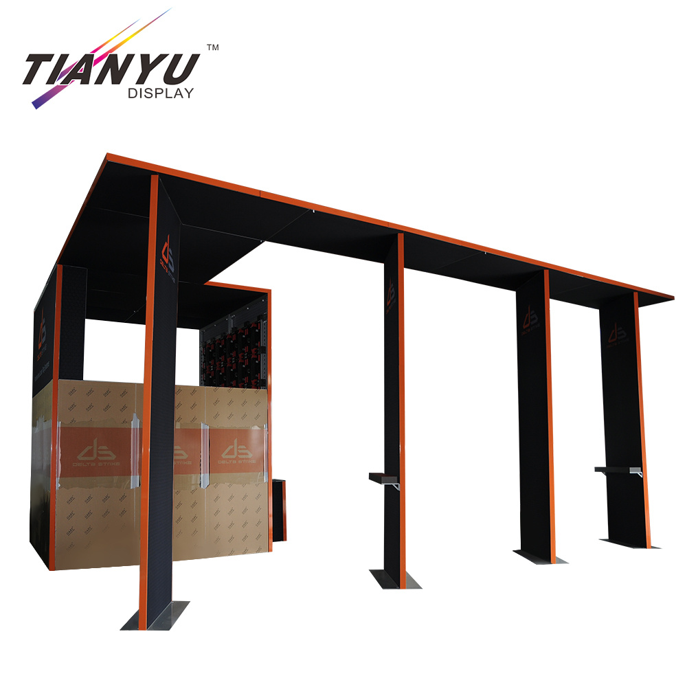 Exhibition System Stand Display Booth with Aluminium Profile and Wall Panel for Trade Show Booth