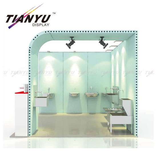 High Quality Backlit Fabric 10X20 Trade Show Display Booth for Exhibition Stand Factory 