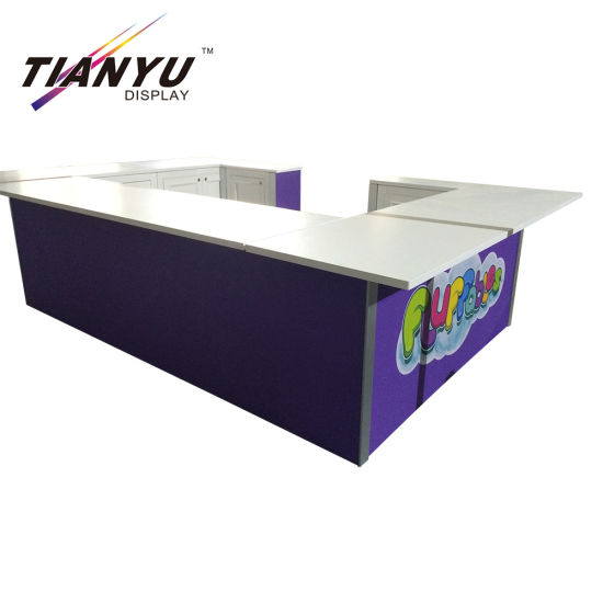 Hot Sale & Flexible Advertising Promotion Table, Exhibition Promotion Counter, Promotor Promotion Table