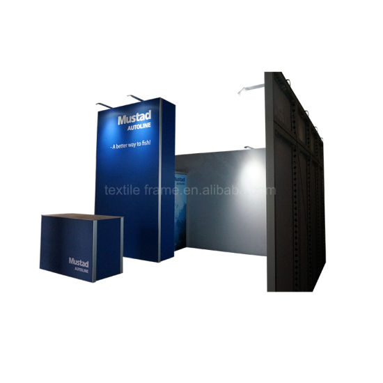 Fashionable all over the world easy building modular custom exhibition booth design trade show display 