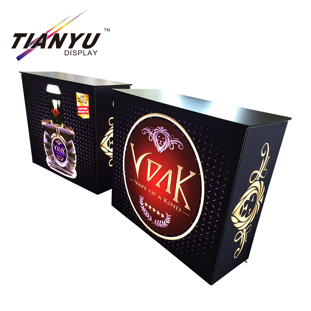 Custom Logo Rectangle Shape Trade Show Exhibition Counter