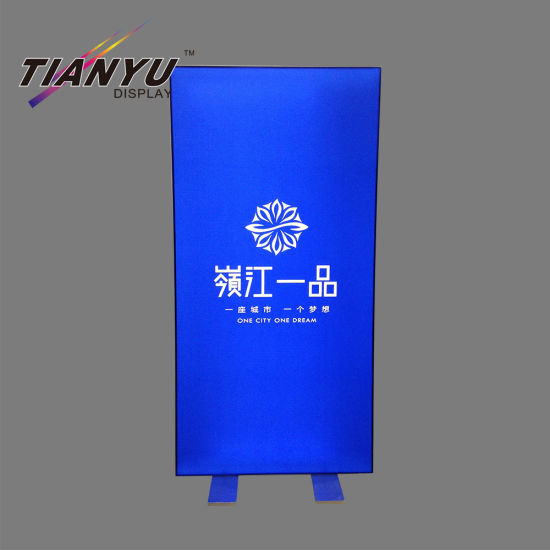 Customize Frameless Indoor/Outdoor Advertising LED Fabric Textile Light Box Sign