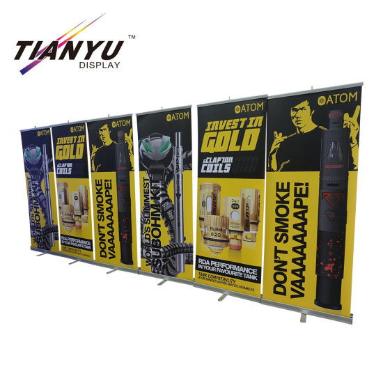 Custom Printed Banner Retractable Roll up Banner Pop up Display for Advertising