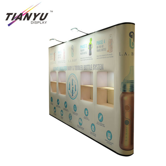 Heat Transfer Printing Tension Fabric Pop up Display Portable Backdrop Stand