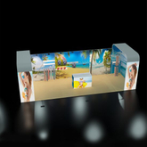 Reusable Cheap Small Tradeshow Exhibits for Booth Display