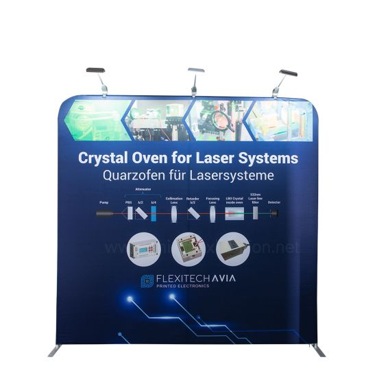 Custom 8FT 10FT 20FT Advertising Portable Tension Fabric Aluminum Trade Show Display
