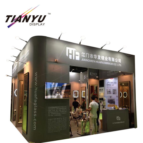 Modular aluminum frame Exhibition Booth clothes display booth exhibition