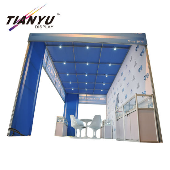 Portable Logo Printed Polyester Display Wall for Exhibition Booth