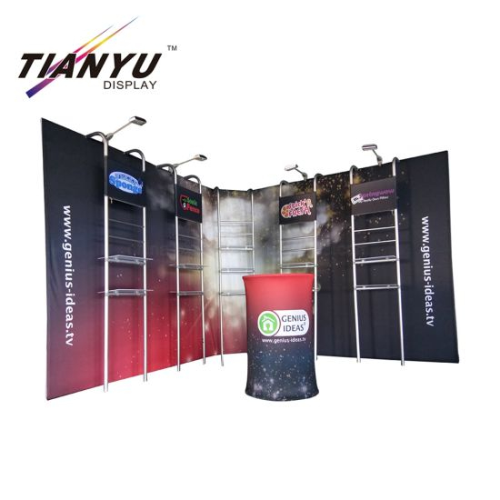 International Standard Beautiful Tension Fabric Exhibition Booth Trade Show Stand