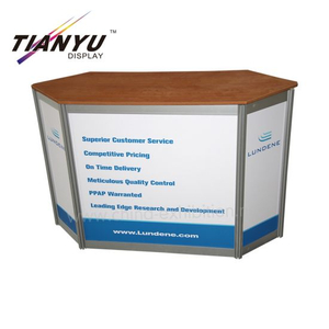 High Quality Portable Exhibition Mobile Table Promotional Counter