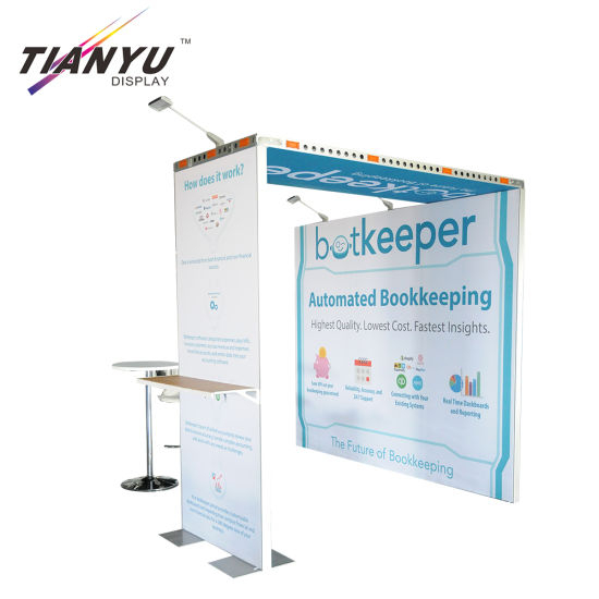 10X10 Cheap Aluminum Modular Exhibition Stand With Graphic