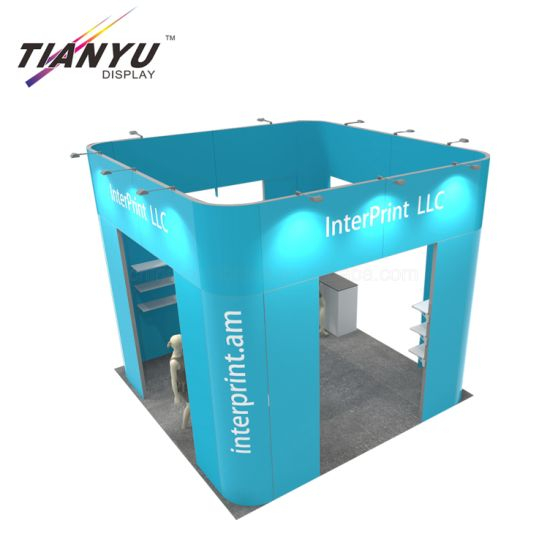 10X10 Custom Metal Display Stand with Graphic Designing