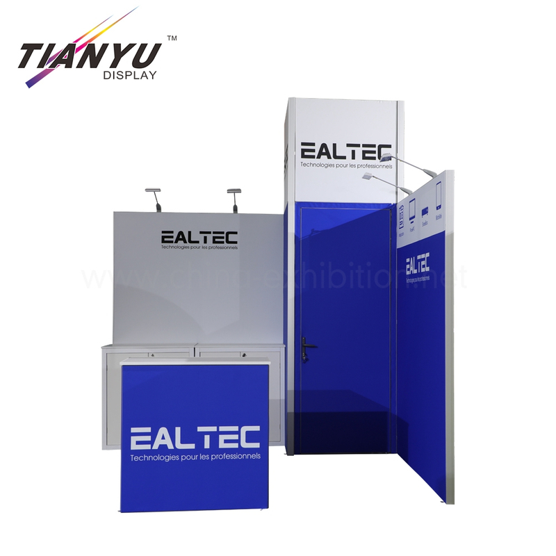 Custom 3X3 Aluminum China Display Stand Design Expo Trade Show standard Exhibition Booth