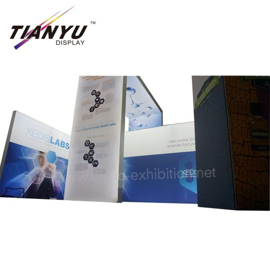 OEM Exhibition Booth Used Trade Show Booth TV Exhibition Stand with LED Light