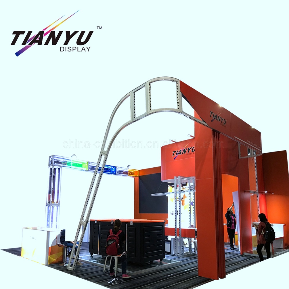 5X6m China Modular Reusable Stable Aluminum Exhibition Display Stand Booth for Sema Show