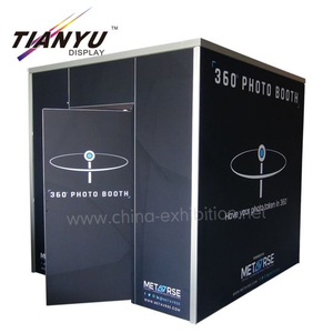 Easy Assemble 3X3 Specific Island Modular Portable Exhibition Booth Stand Show with Door & Storage