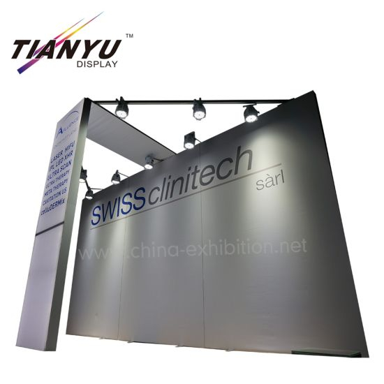 China Manufacturer Fabric Fair Advertisement Simple 20FT Exhibition Booth Stand