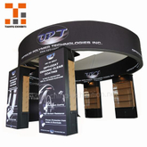 Professional Exceptional Custom 20X20 Circle Shape Exhibition Booth for Sale