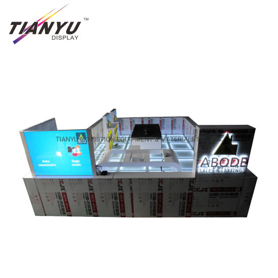 China modular Flexibility exhibition stand 6x6 display booth exhibition with best price