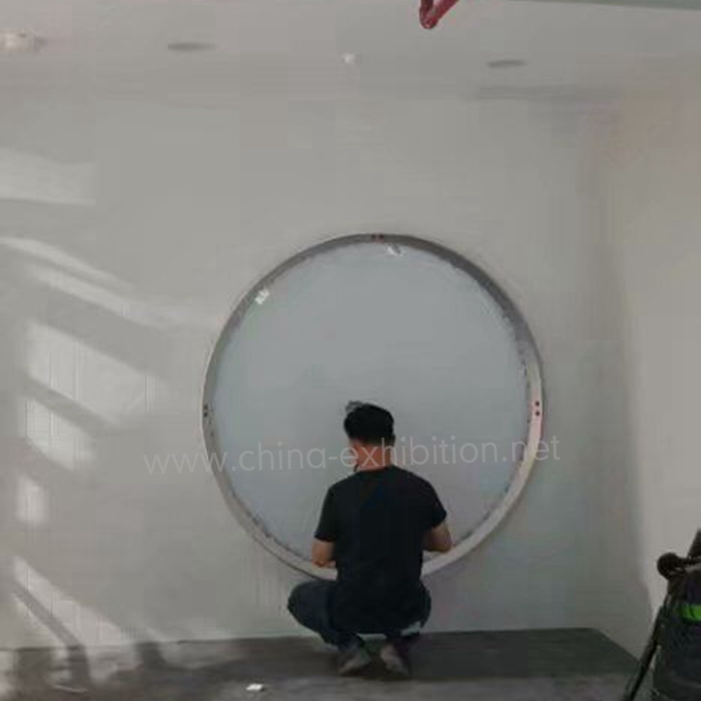 New Product Wall Mounted Aluminium Seg Frame Profile Indoor or Outdoor Circle Lightbox