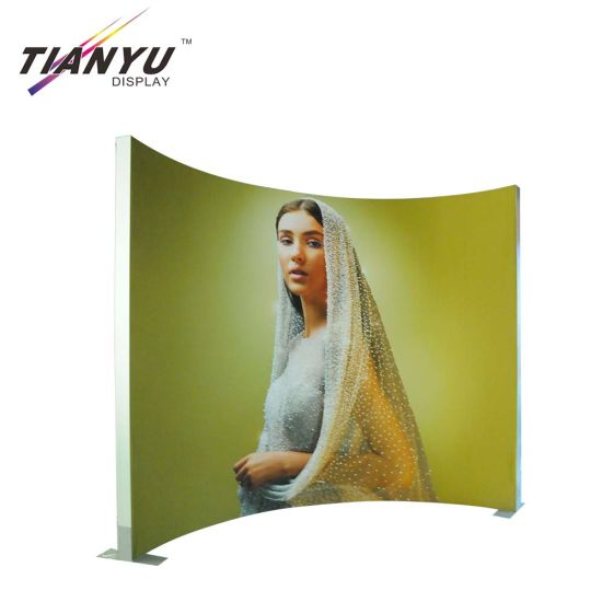 Custom Shape UV Printing Fabric Canvas Aluminium Profile Display Advertising Sign LED Backlit Lightbox