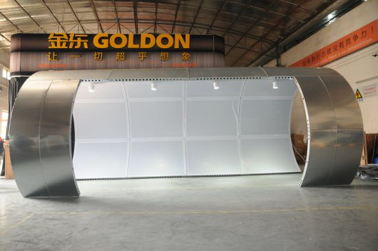 9x4m Advertising Ideas Booth Stand Exhibition Equipment Modular Trade Show booth exhibit Circular Display 