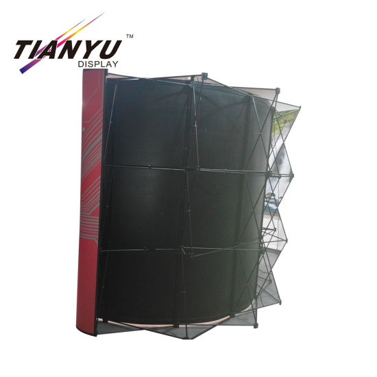 Custom Service Easily Open Folding Pop up Stand for Outdoor Promotion