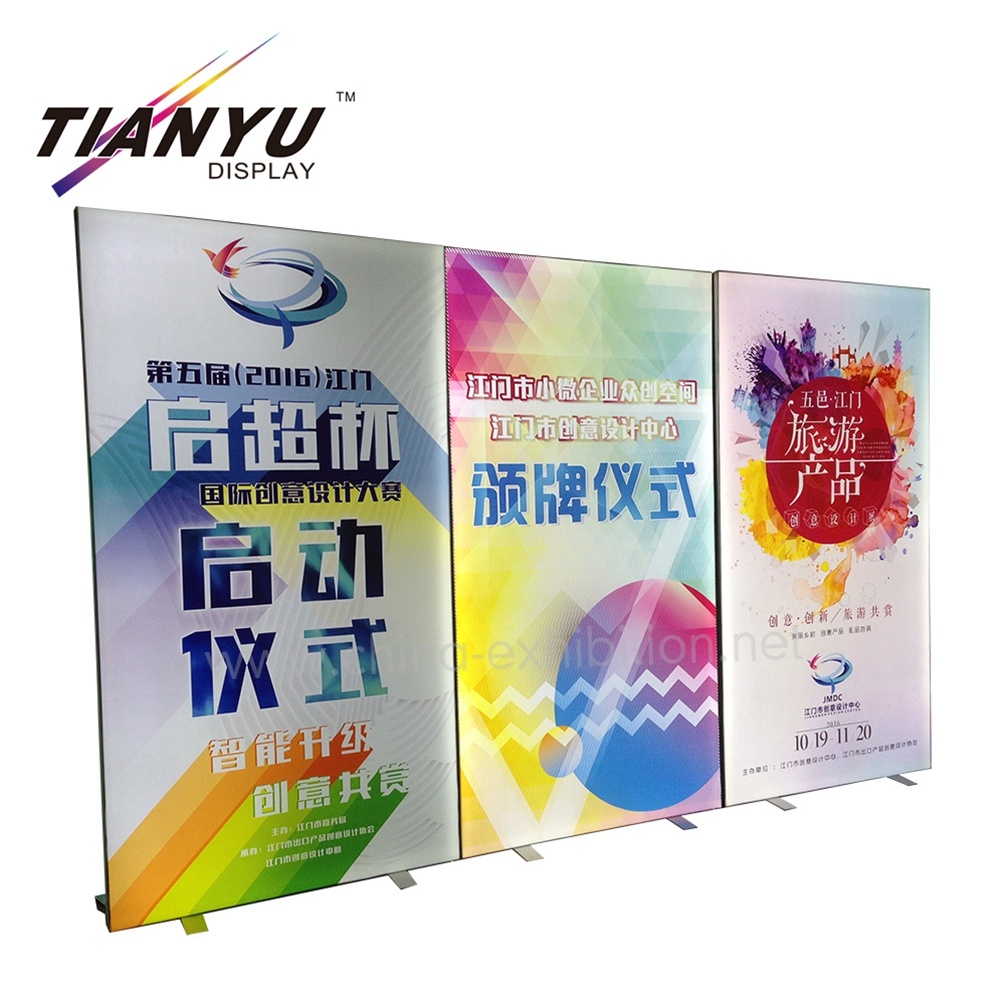 Thicken 120mm Double Sided Edgelit LED Fabric Light Box for Large Tradeshow Display