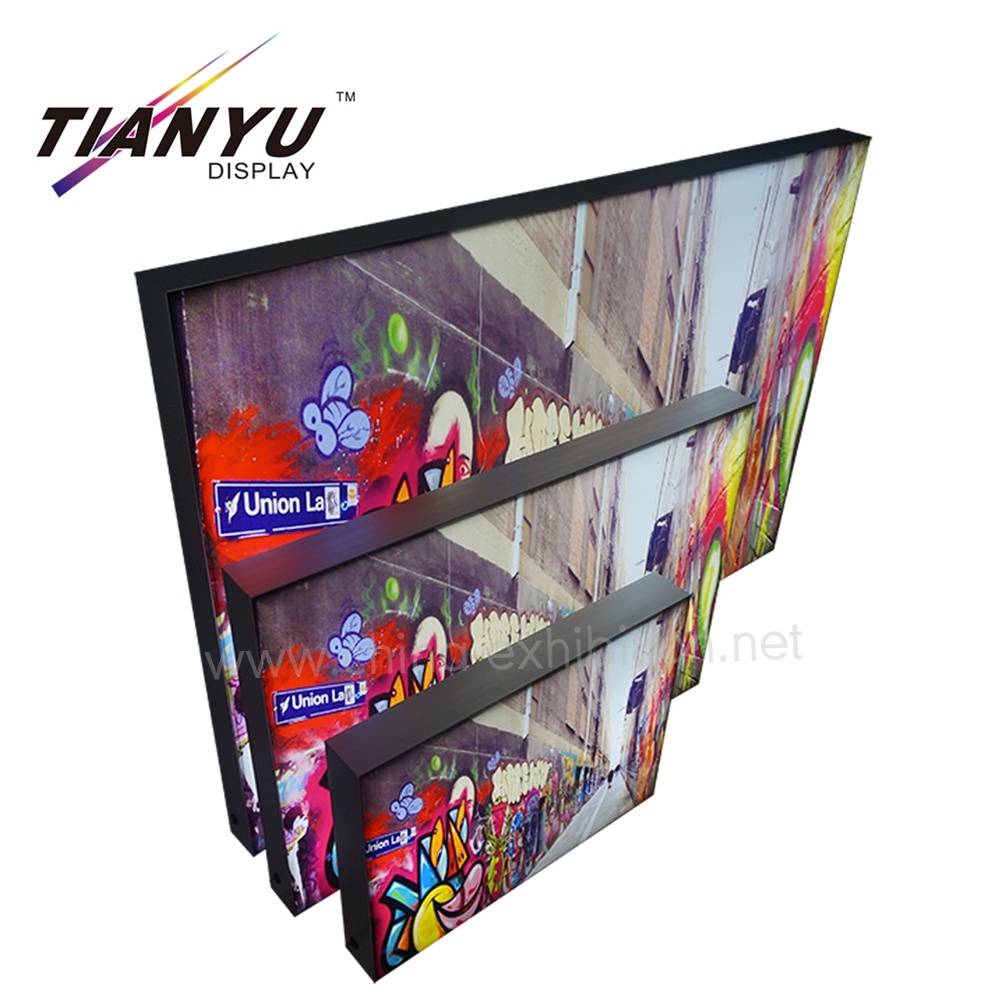 China Store Advertising LED Display Light Box Fabric Face Backlit Sign Light Boxes