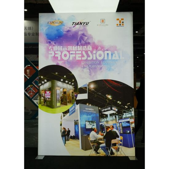 Factory Direct Sale Frameless Fabric Double Side Aluminum Frame Advertising LED Light Box Booth